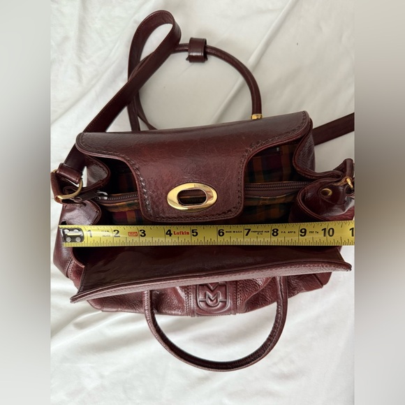 Marino Orlandi Brown Leather Satchel - Picture 6 of 11